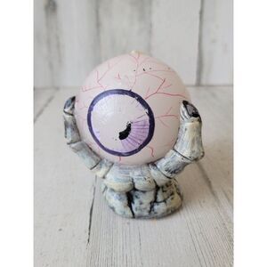 Halloween spooky eyeball candle witch hand‎ skeleton prop decor
